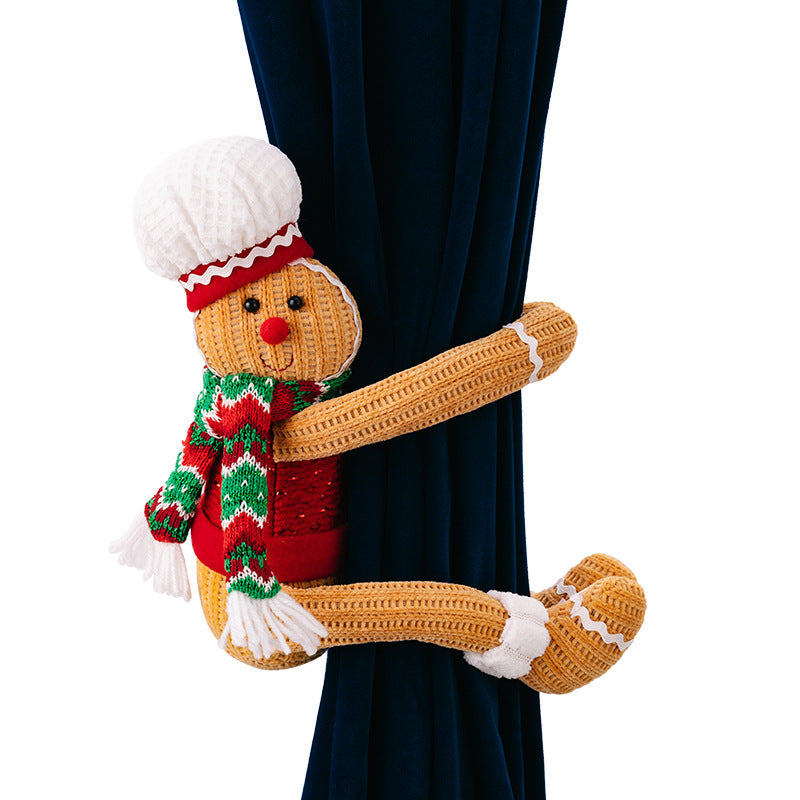 Festive Gingerbread Man Curtain Tieback from Mish Mash Market