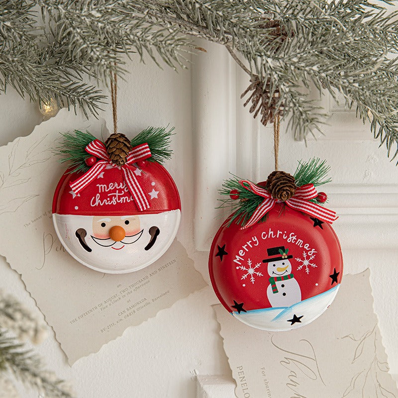 Painted Iron Bell Christmas Ornament from Mish Mash Market