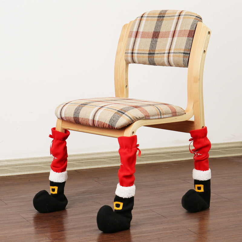 Christmas Elf Shoe Chair Leg Covers