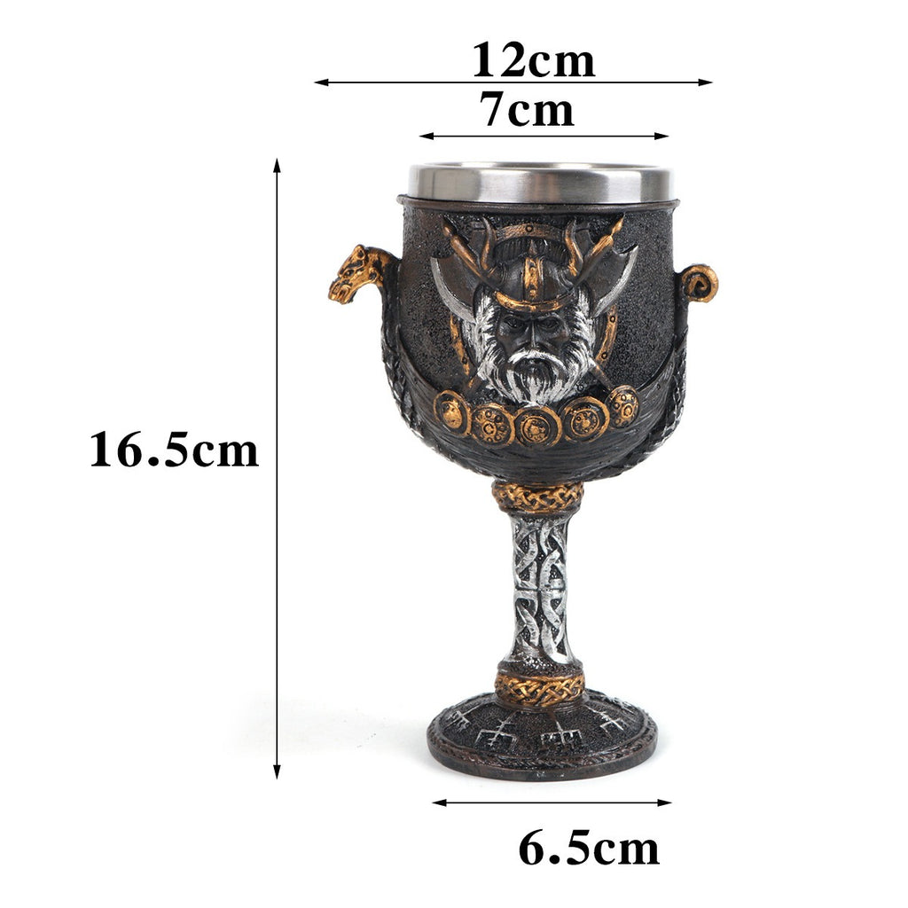 Viking Goddess Mythical Wine Goblet from Mish Mash Market