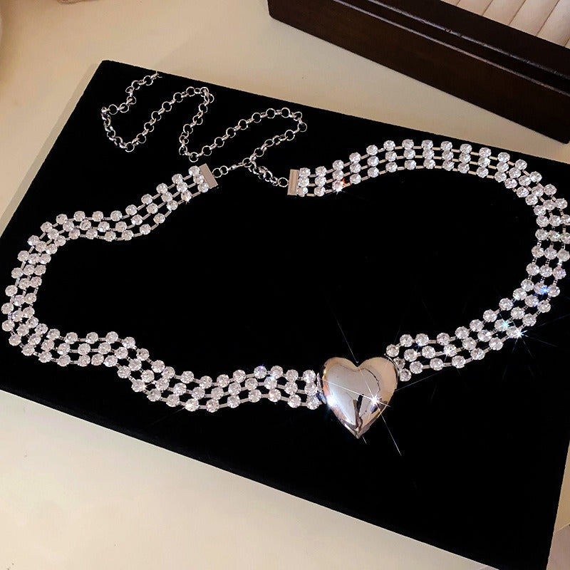 Multi-Layer Love Diamond Necklace from Mish Mash Market