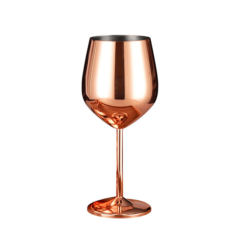 Unbreakable 17oz Stainless Steel Wine Glass – Premium Shatterproof Metal Goblet