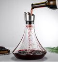 Premium 34oz Wine Decanter with Built-in Aerator – Elegant Crystal Carafe from Mish Mash Market