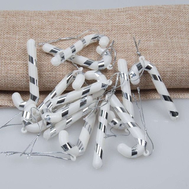 24 PC Christmas Tree Hanging Candy Cane Ornaments