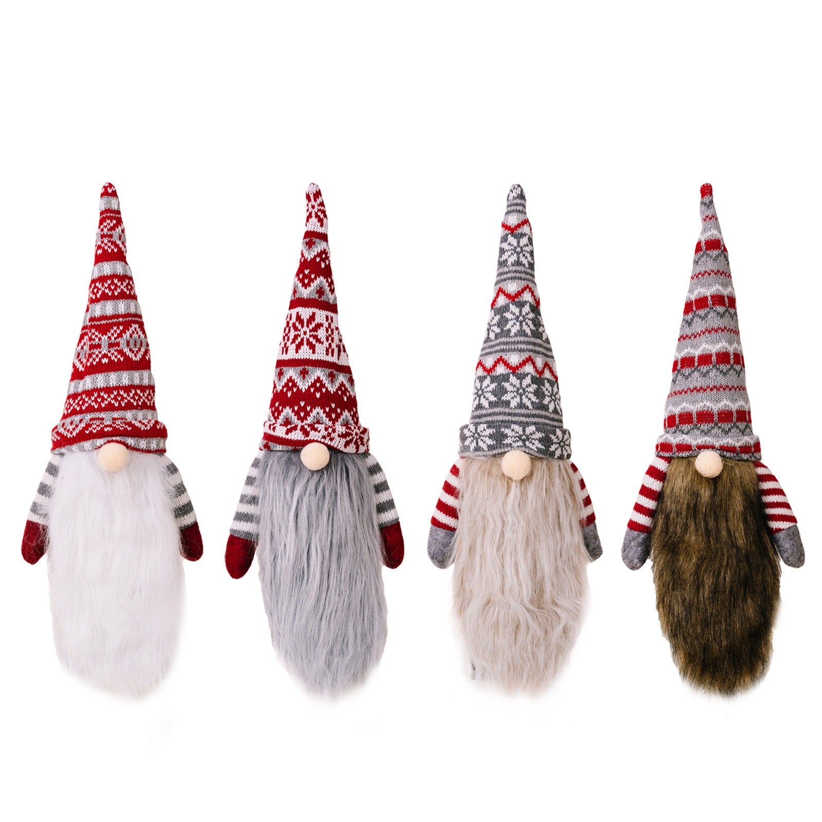 Christmas Gnome Wine Bottle Cover - Long Beard Faceless Gnome Champagne & Wine Bottle Topper Holiday Decoration from Mish Mash Market