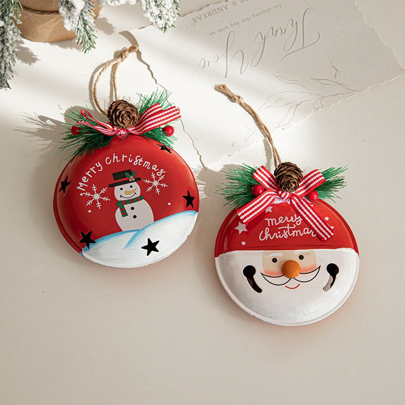 Painted Iron Bell Christmas Ornament from Mish Mash Market