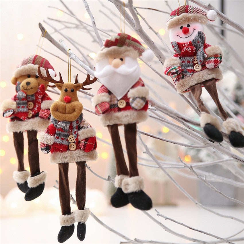 Christmas Plush Decorations Santa Claus / Snowman / Reindeer