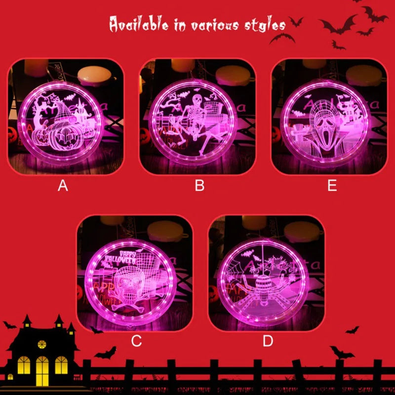 3D LED Halloween Window Hanging Light with Suction Cup from Mish Mash Market