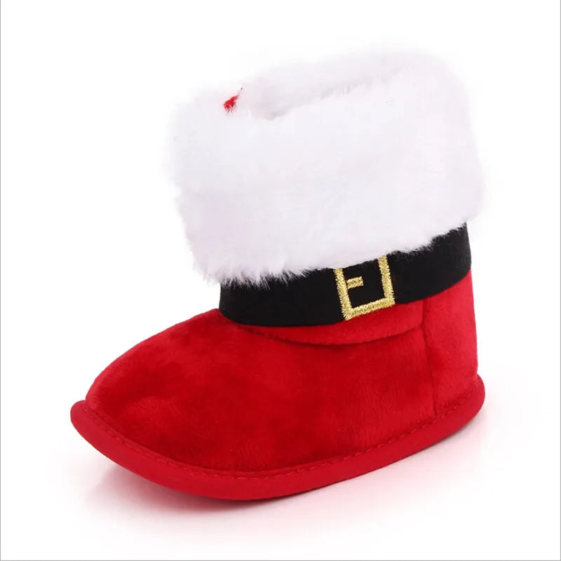 Baby Christmas Booties