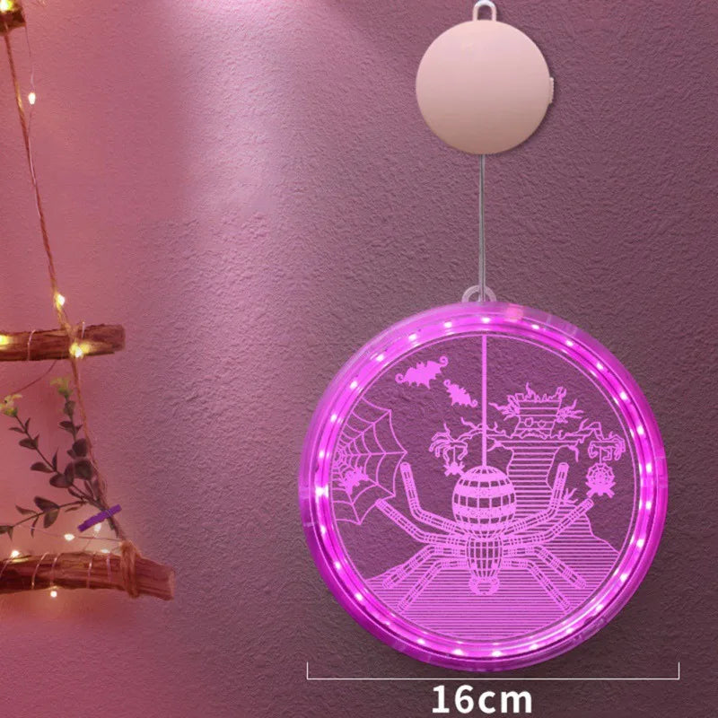 3D LED Halloween Window Hanging Light with Suction Cup from Mish Mash Market