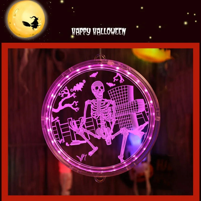 3D LED Halloween Window Hanging Light with Suction Cup from Mish Mash Market