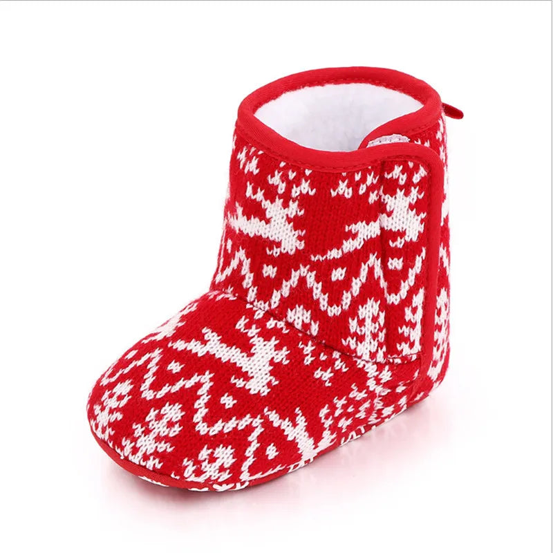 Baby Christmas Booties