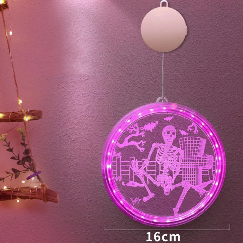 3D LED Halloween Window Hanging Light with Suction Cup from Mish Mash Market