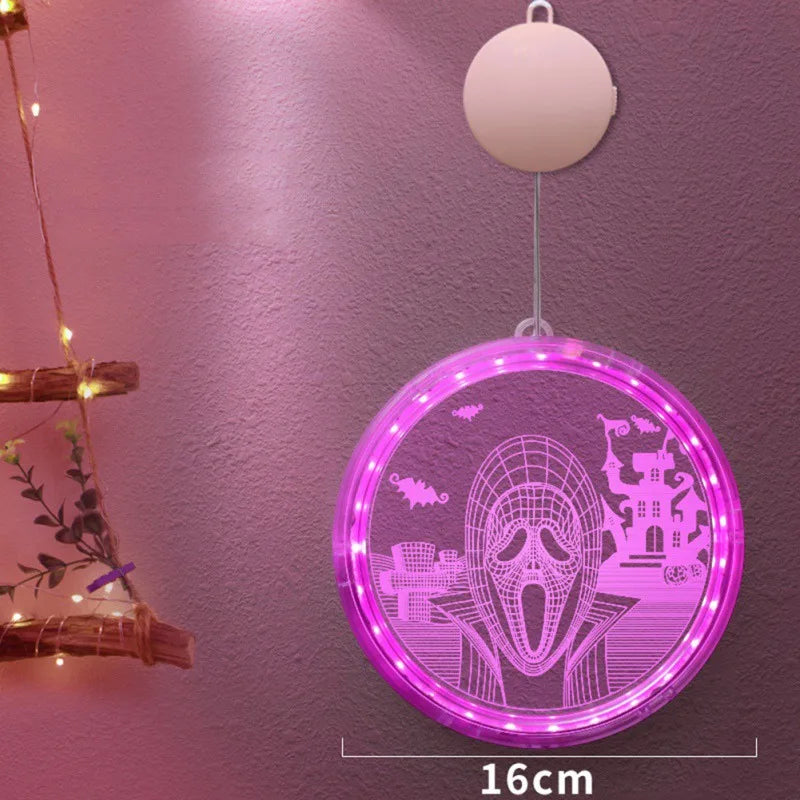 3D LED Halloween Window Hanging Light with Suction Cup from Mish Mash Market