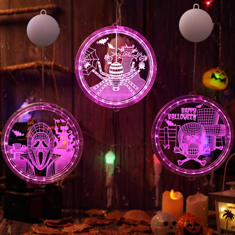 3D LED Halloween Window Hanging Light with Suction Cup from Mish Mash Market