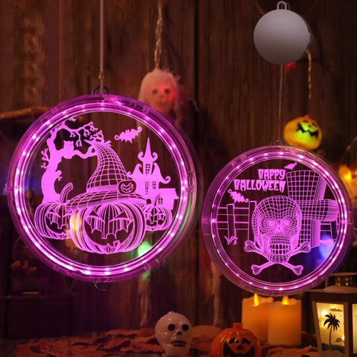 3D LED Halloween Window Hanging Light with Suction Cup from Mish Mash Market