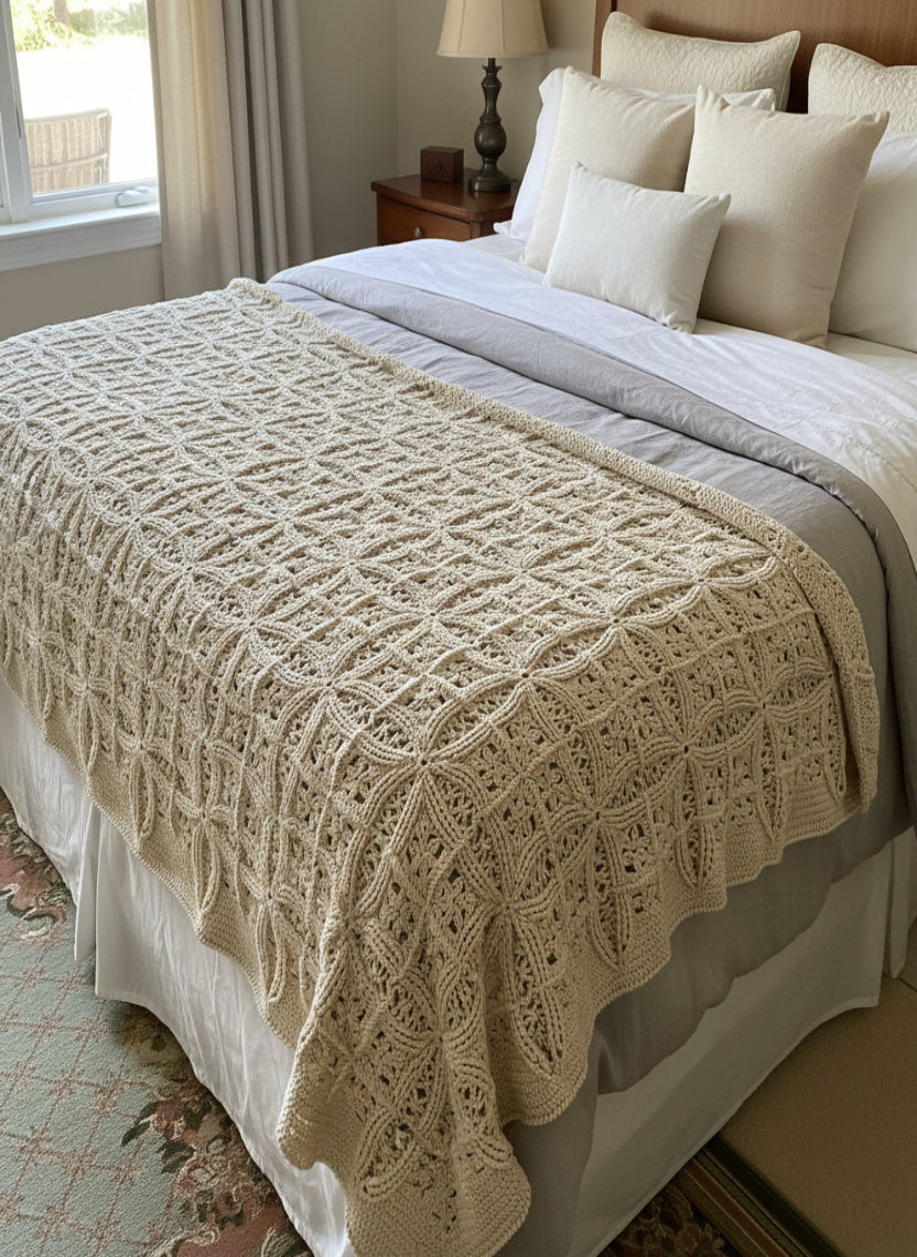 Heirloom Wedding Ring Blanket from Mish Mash Market