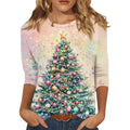 Medium Holiday Cheer Ladies' Xmas Tee from Mish Mash Market
